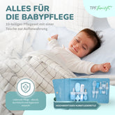 TPFFamily Baby Pflegeset Neugeborene – 10-teiliges Set mit hochwertiger Baby-Erstausstattung